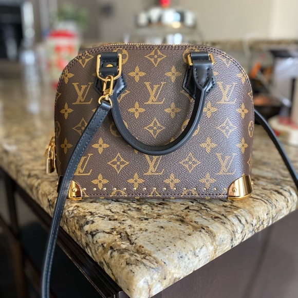 BB canvas stud chain small handbag New - Picture 5 of 9